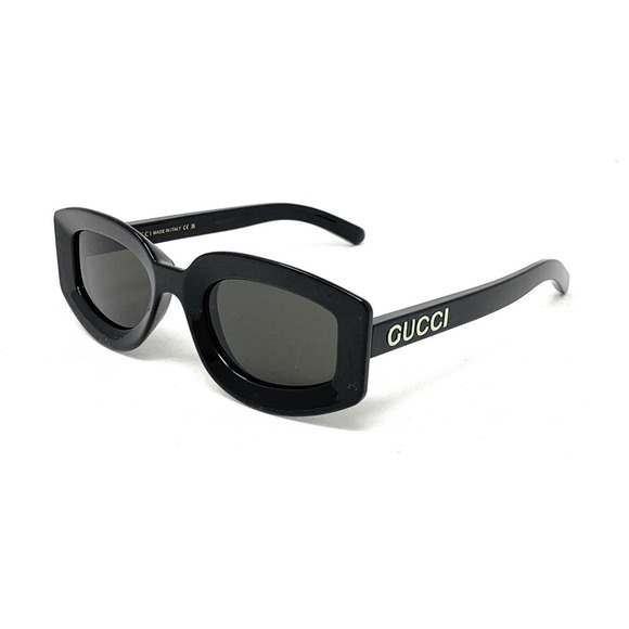 Gucci Accessories - GUCCI Women's Sunglasses GG1718S 001 Shiny Black Oval 51mm
